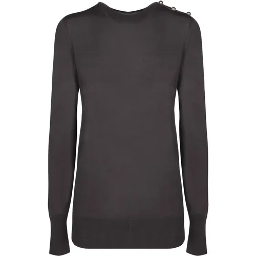 Round-neck Knitwear, female, , Size: S Knitwear Aw24 Elegant Sweater - Stella Mccartney - Modalova