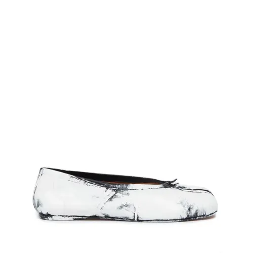 Bianchetto Ballerinas in Weiß und Schwarz - Maison Margiela - Modalova