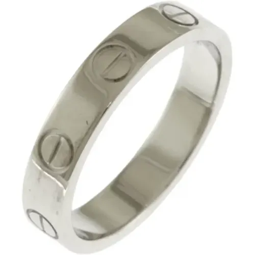 Pre-owned White Gold rings , female, Sizes: ONE SIZE - Cartier Vintage - Modalova