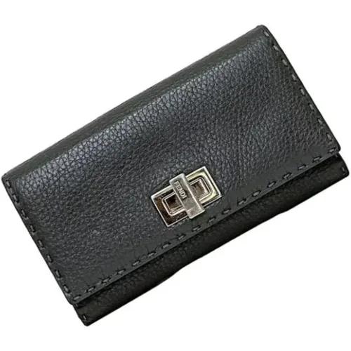 Pre-owned Wallets, female, , Size: ONE SIZE Pre-owned Leather wallets - Fendi Vintage - Modalova