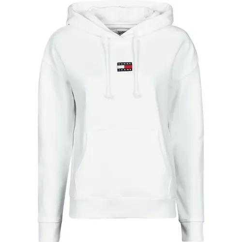 Sportlicher Sweatshirt , Damen, Größe: S - Tommy Jeans - Modalova