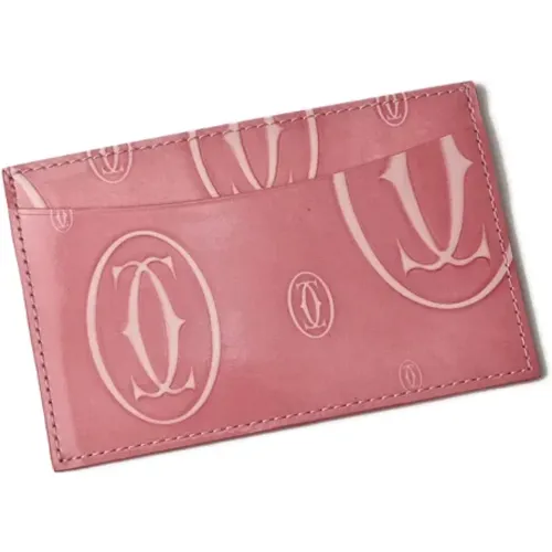 Pre-owned Wallets, female, , Size: ONE SIZE Pre-owned Leather wallets - Cartier Vintage - Modalova