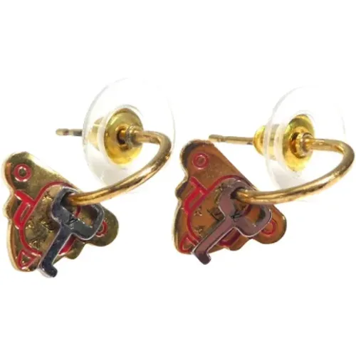 Pre-owned Jewellery, female, , Size: ONE SIZE Pre-owned Metal earrings - Louis Vuitton Vintage - Modalova