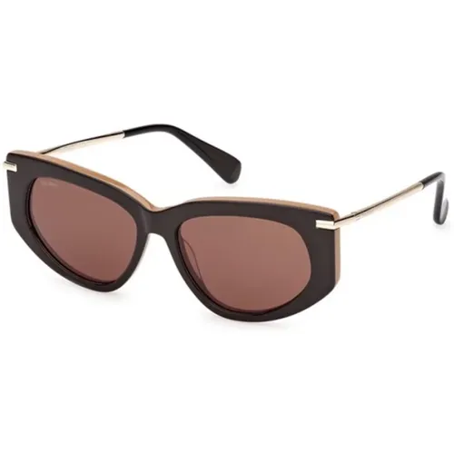 Dark Sunglasses with Lenses , unisex, Sizes: 54 MM - Max Mara - Modalova