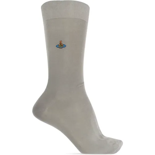 Socks, male, , Size: S Socks with logo - Vivienne Westwood - Modalova