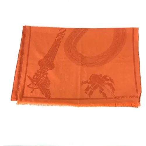 Pre-owned Scarves, female, , Size: ONE SIZE Pre-owned Fabric scarves - Hermès Vintage - Modalova