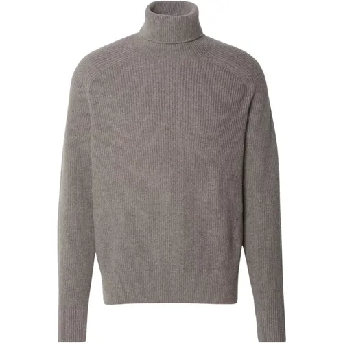 Turtlenecks, male, , Size: L High Neck Wool Sweater - Event - Boss - Modalova