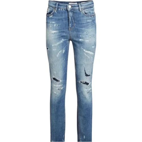 Damen Skinny Denim Blaue Jeans , Damen, Größe: W25 - Guess - Modalova