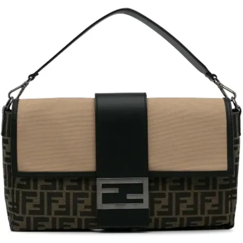 Pre-owned Canvas shoulder-bags , female, Sizes: ONE SIZE - Fendi Vintage - Modalova