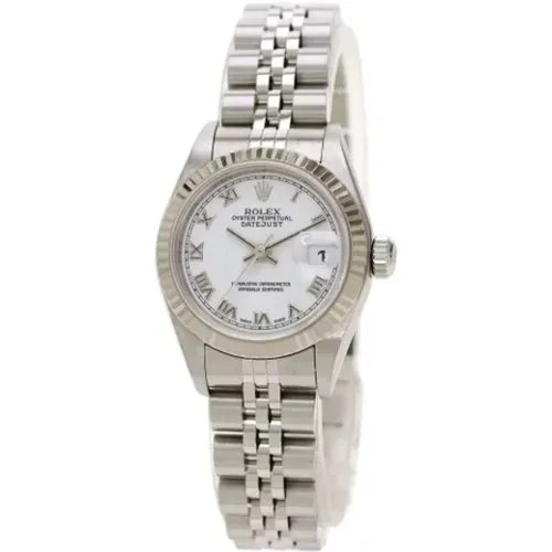 Pre-owned Stainless Steel watches , female, Sizes: ONE SIZE - Rolex Vintage - Modalova