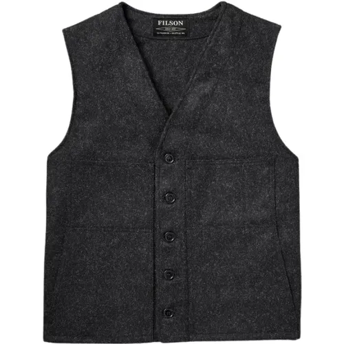 Versatile Mackinaw Wool Vest , male, Sizes: M - Filson - Modalova