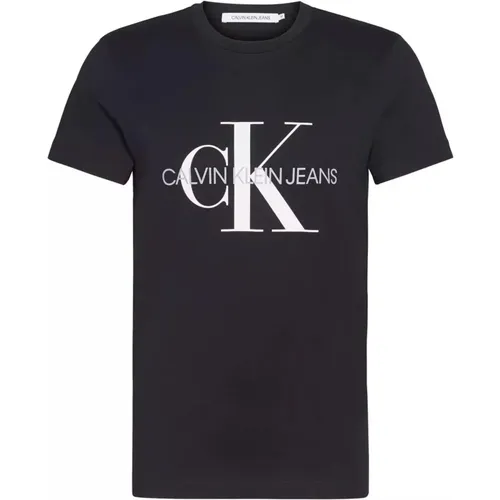 Mens Print T-shirt , male, Sizes: 2XL - Calvin Klein Jeans - Modalova