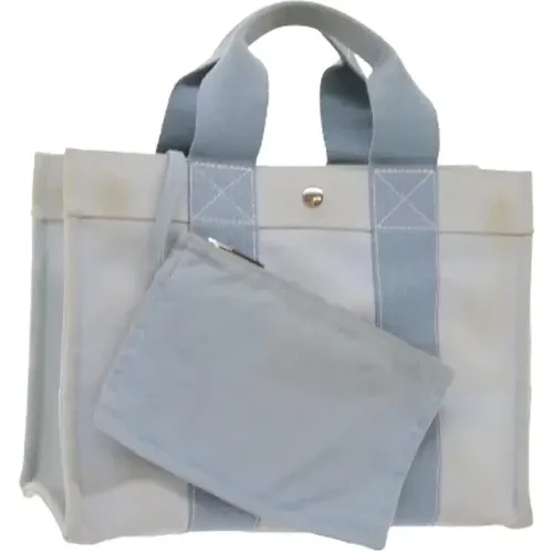 Pre-owned Tote Bags, female, , Size: ONE SIZE Pre-owned Cotton totes - Hermès Vintage - Modalova