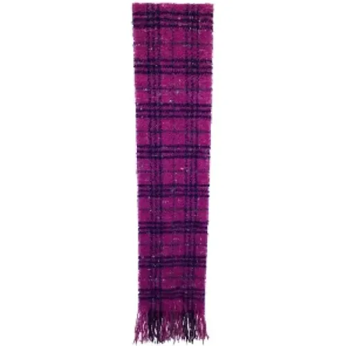 Pre-owned Wool scarves , female, Sizes: ONE SIZE - Burberry Vintage - Modalova