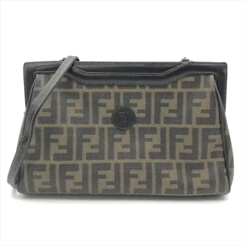 Pre-owned Cross Body Bags, female, , Size: ONE SIZE Pre-owned Canvas fendi-bags - Fendi Vintage - Modalova