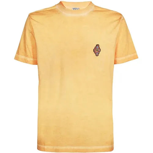 T-Shirt - Regular Fit - 100% Cotton , male, Sizes: XL, S, XS - Marcelo Burlon - Modalova