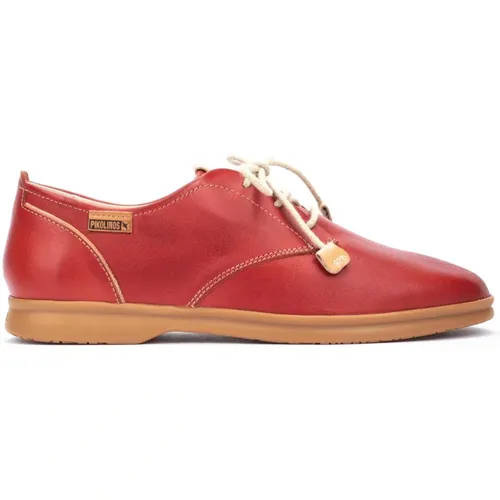 Roter Schnürschuh für Damen , Damen, Größe: 35 EU - Pikolinos - Modalova