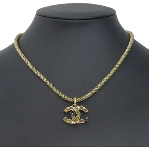 Pre-owned Jewellery, female, , Size: ONE SIZE Pre-owned Metal necklaces - Chanel Vintage - Modalova