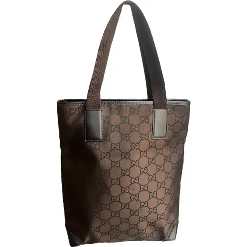 Pre-owned Tote Bags, female, , Size: ONE SIZE Pre-ownedCanvasgucci-bags - Gucci Vintage - Modalova