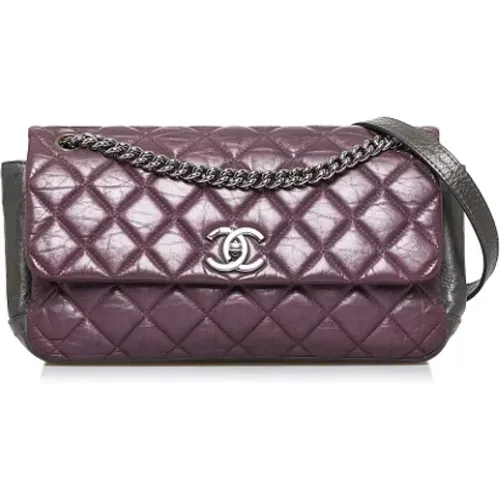 Pre-owned Cross Body Bags, female, , Size: ONE SIZE Pre-owned Leather shoulder-bags - Chanel Vintage - Modalova