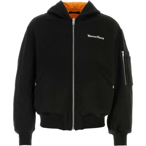 Zip-throughs, male, , Size: L Reversible Bomber Jacket - Kenzo - Modalova