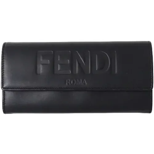 Pre-owned Wallets, female, , Size: ONE SIZE Pre-owned Leather wallets - Fendi Vintage - Modalova