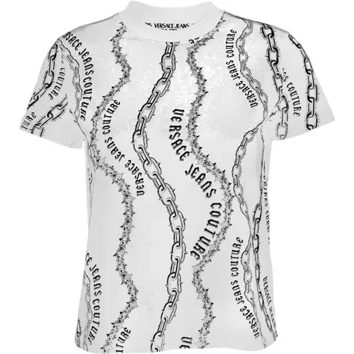 T-Shirts, female, , Size: XS T-shirts and Polos - Versace Jeans Couture - Modalova