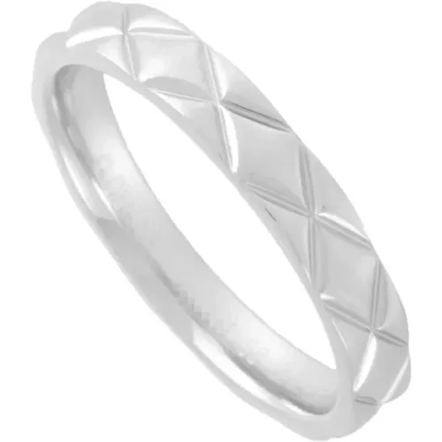 Pre-owned Jewellery, female, , Size: ONE SIZE Pre-owned Platinum rings - Chanel Vintage - Modalova