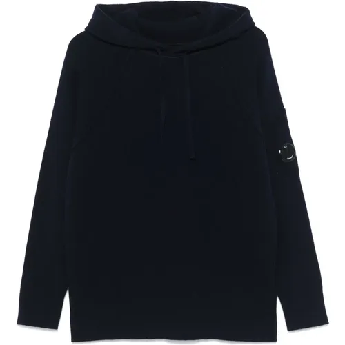 Linse Detail Lammwolle Hoodie - C.P. Company - Modalova