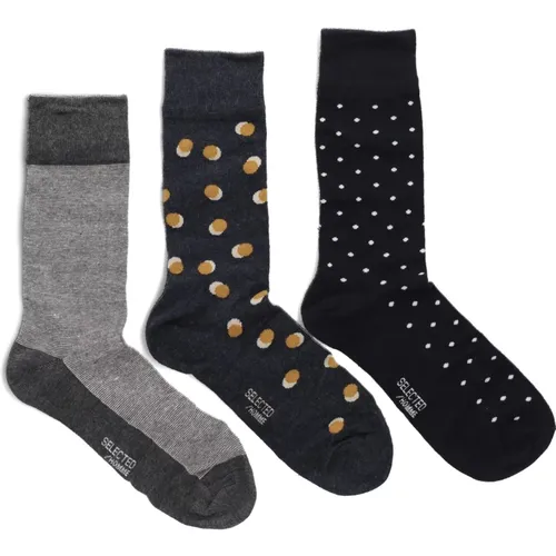 Herren Socken Jase 3er-Pack Geschenkbox - Selected Homme - Modalova