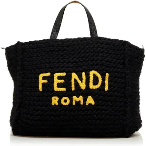 Pre-owned Tote Bags, female, , Size: ONE SIZE Pre-owned Wool fendi-bags - Fendi Vintage - Modalova