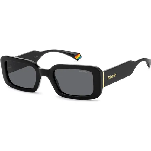 Schwarz/Graue Sonnenbrille PLD 6208/S/X , Damen, Größe: 52 MM - Polaroid - Modalova