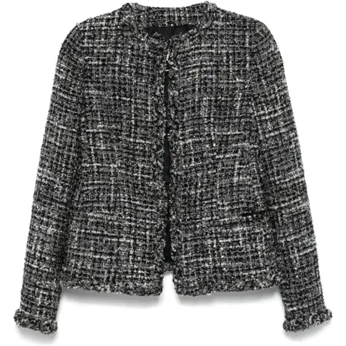 Tweed Melange Einreihige Jacke - Valentino Garavani - Modalova