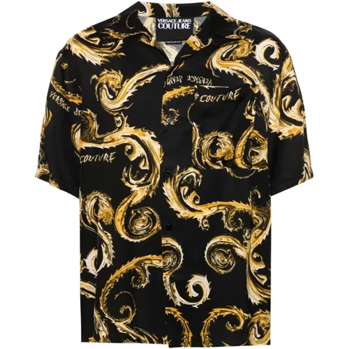 Short Sleeve Shirt for Men , male, Sizes: S, XL, M, L - Versace Jeans Couture - Modalova