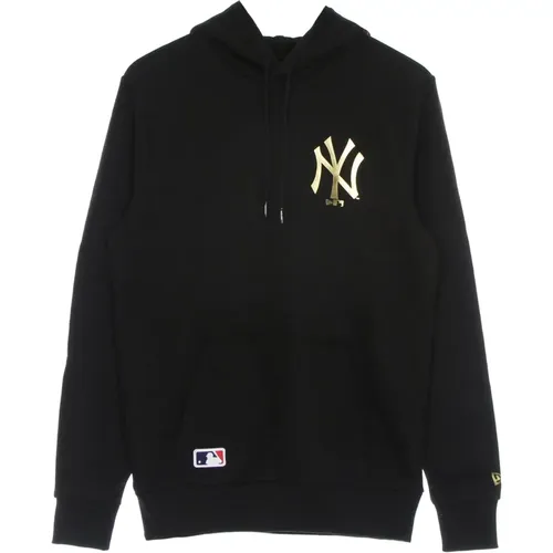 Hoodies, male, , Size: L Yankees Logo Hoodie /Gold - new era - Modalova