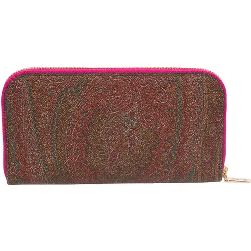 Paisley Book Wallet , female, Sizes: ONE SIZE - ETRO - Modalova