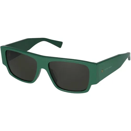 Stylische Sonnenbrille BV1286S,Havana Sonnenbrille Bv1286S 002,Schwarze Sonnenbrille mit Originalzubehör,Sunglasses,Stilvolle Sonnenbrille Bv1286S - Bottega Veneta - Modalova