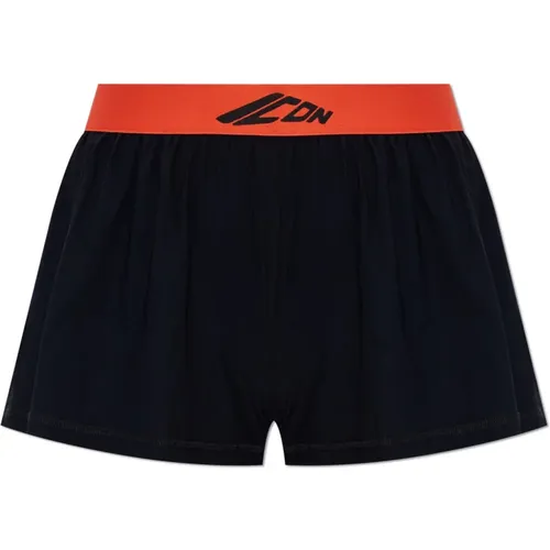Bottoms, female, , Size: XL Logo shorts - Dsquared2 - Modalova