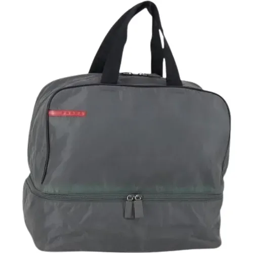 Pre-owned Weekend Bags, female, , Size: ONE SIZE Pre-owned Vintage Weekend Bag - Prada Vintage - Modalova