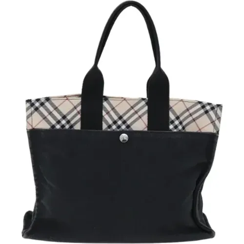 Pre-owned Tote Bags, female, , Size: ONE SIZE Pre-owned Canvas handbags - Burberry Vintage - Modalova