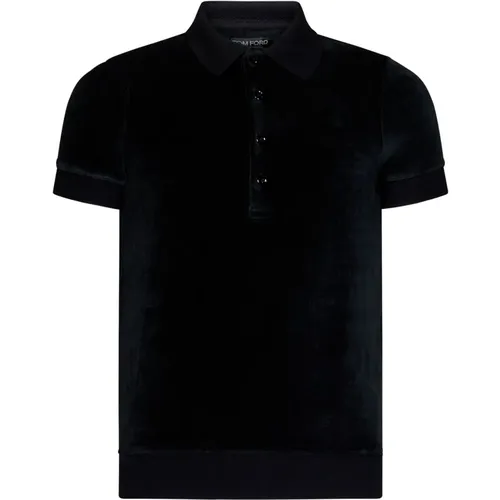 T-shirts and Polos , male, Sizes: M - Tom Ford - Modalova