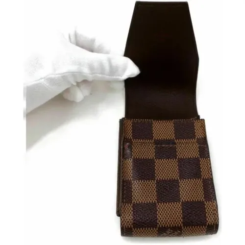 Pre-owned Accessories, male, , Size: ONE SIZE Pre-owned Canvas Key-holders, Good Condition - Louis Vuitton Vintage - Modalova