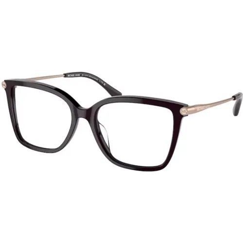 Stilvolle Braune Brille , unisex, Größe: 53 MM - Michael Kors - Modalova