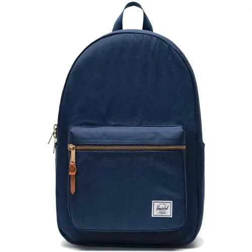 Settlement Backpack Navy , unisex, Sizes: ONE SIZE - Herschel - Modalova