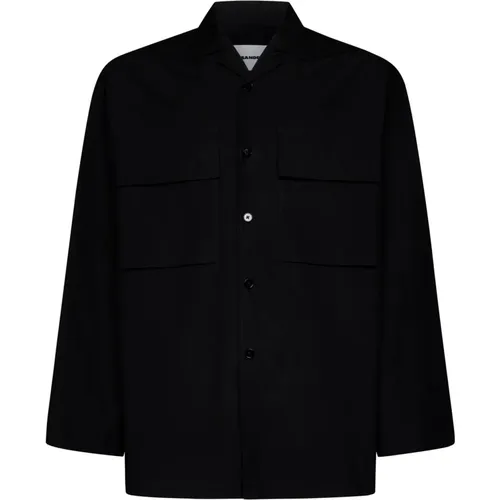 Poplin Shirt Classic Collar , male, Sizes: XS, S - Jil Sander - Modalova