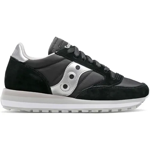 Stilvolle schwarze Schnürschuhe , Damen, Größe: 37 EU - Saucony - Modalova