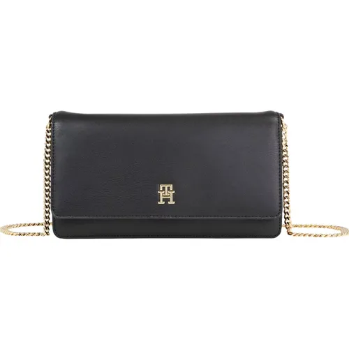 Classic Shoulder Bag with Gold Details , female, Sizes: ONE SIZE - Tommy Hilfiger - Modalova