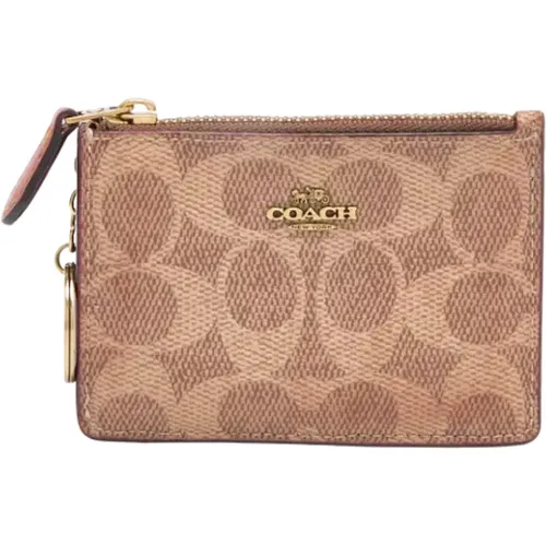 Pre-owned Wallets, female, , Size: ONE SIZE Pre-owned Coated canvas wallets - Coach Pre-owned - Modalova