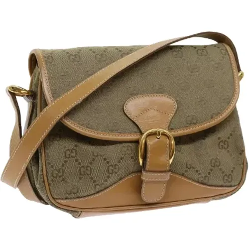 Pre-owned Canvas gucci-bags , female, Sizes: ONE SIZE - Gucci Vintage - Modalova