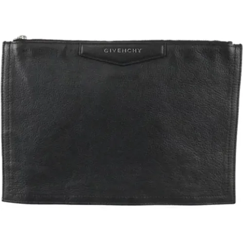 Pre-owned Clutches, female, , Size: ONE SIZE Pre-owned Leather clutches - Givenchy Pre-owned - Modalova